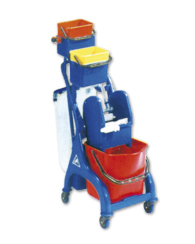 Carro Leo Compacto+Cubo 25 litros+Prensa+2 Cubetas 4 l.