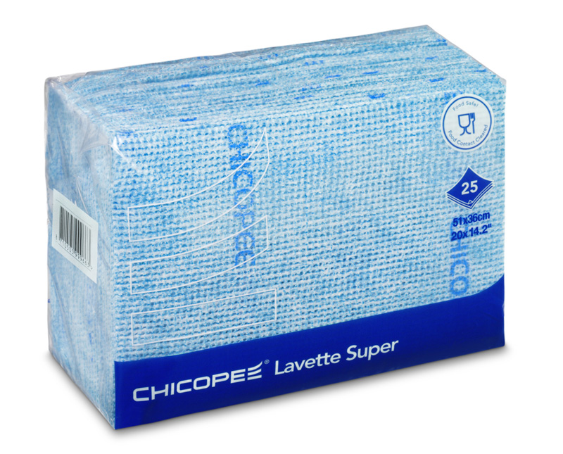 Bayeta Lavette super 51x36 cm  colores 25 unidades Azul