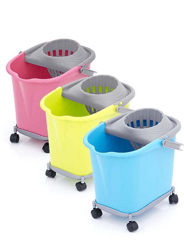 Cubo fregona plast ruedas verde azul s2 - Productos - Tendencia Única